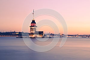 Maidens Tower in Istanbul, Turkey