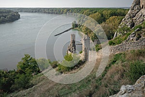 Maidens Tower and Southern Fortifications at Devin Castle - Bratislava, Slovakia