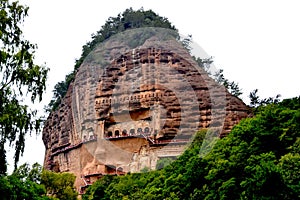 Maijishan Grottoes National Park, Tianshui, China