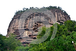 Maijishan Grottoes National Park, Tianshui, China