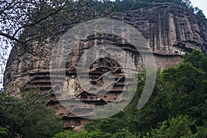 Maijishan grottoes in the Northern Wei Dynasty