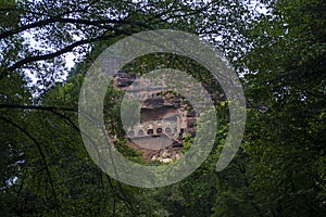 Maijishan grottoes in the Northern Wei Dynasty