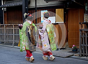 Maiko in Kyoto Japan