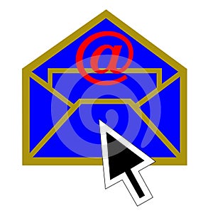 Mail and arrow