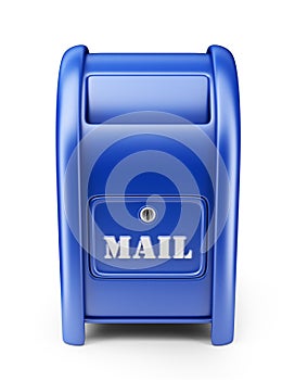 Mail box. 3D Icon isolated