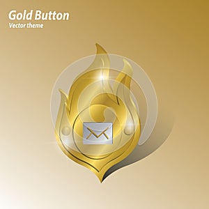 mail button. Vector illustration decorative design