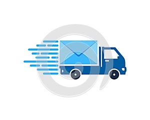 Mail Delivery Logo Icon Design