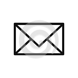 Mail, email, Envelope vector icon in modern design style for web site and mobile app