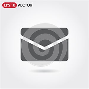 mail envelope ui web button. vector icon