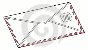 Mail Envelope Vector Icon for Communication and Letters, vector design Generative AI