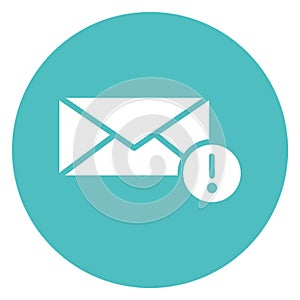 Mail error, message error    Isolated Vector icon which can easily modify or edit