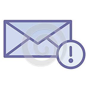 Mail error, message error    Isolated Vector icon which can easily modify or edit