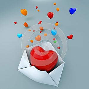 Mail of heart