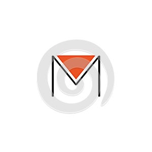mail icon brand, symbol, design, graphic, minimalist.logo