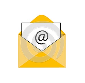 Mail icon vector illustration