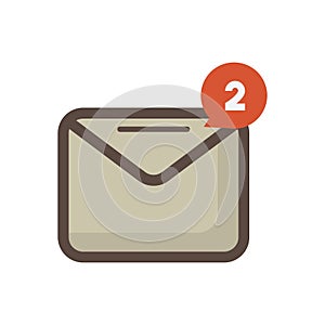 mail icon. Vector illustration decorative design