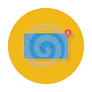 Mail icon. Vector illustration decorative design