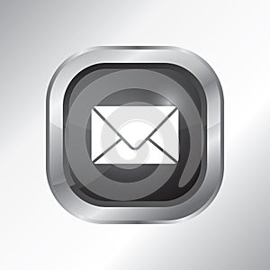 Mail icon. Vector illustration decorative design