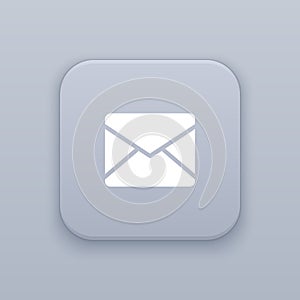 Mail, Letter button, best vector