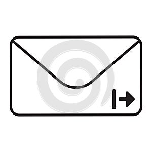 mail outbox. Vector illustration decorative design photo