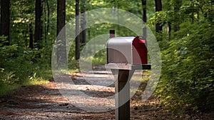 mail package in mailbox