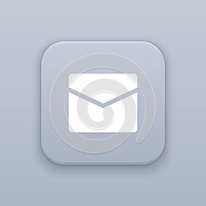 Mail, postage button, best vector