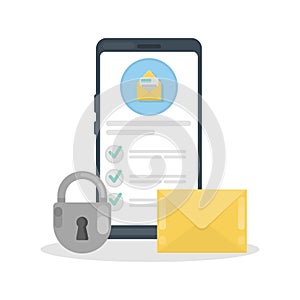 Mail security illustration.