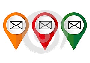 Mail, symbol, letter, email, internet, envelope, icon, vector, illustration, sign, web, message, website, isolated, button, send