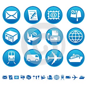 Mail & transportation icons