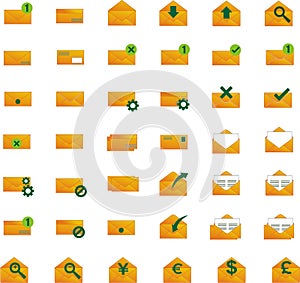 Mail Vector and Letter Icons