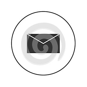 mail vector web icon