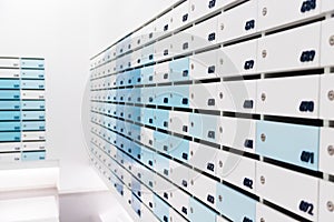 Mailbox in condominium