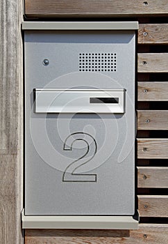 Mailbox and intercom system