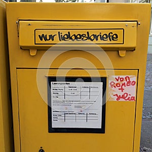 Mailbox for love letters