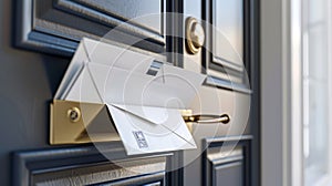 A Mailbox Overflowing with Letters.AI generated image