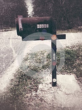 Mailbox beside the road