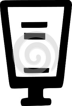 mailbox. web icon simple illustration