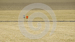 Mailboxes on a country road