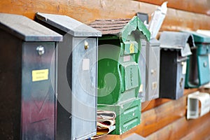 Mailboxes in a Row