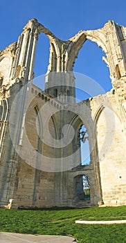 Maillezais french abbey photo