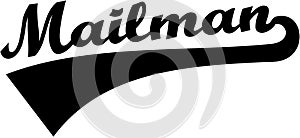 Mailman retro font