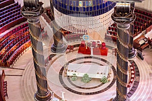 The main altar of the Basilica of Our Lady of Peace