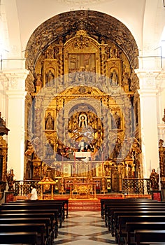 Main altarpiece of the church of the Terceros (Third), Seville, Spain