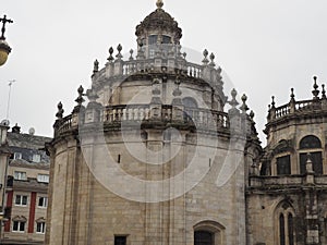 main apse of the cathedral of Santa Maria de Lugo, Galicia, Spain, Europe