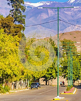 Main Avenue, Calingasta, Argentina