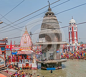 Main Bathing Ghat in Haridwar