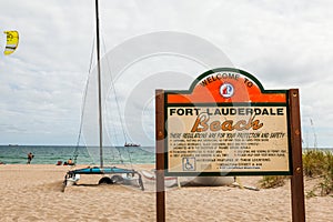 Fort Lauderdale beach in Florida