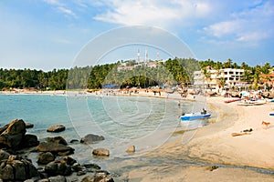Main beach in Kovalam, Kerala