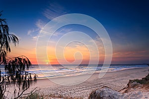 Main Beach at sunrise (Queensland, Australia)