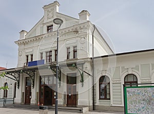 Main building of railway station in Czech Republic